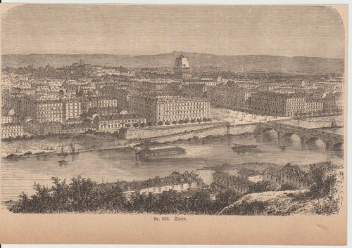 Vista panorama torino - panorama, di