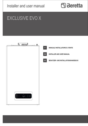 Manuale installazione uso - manuale, d'uso