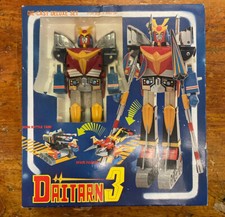 Robot giocattolo Deluxe Daitarn 3 pressofuso anni 80