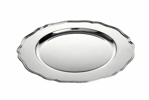Sottopiatto argentato argento