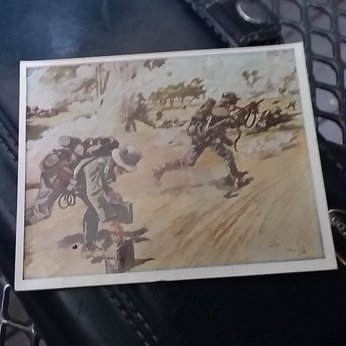 Ww2 carte photo assaut - photo,