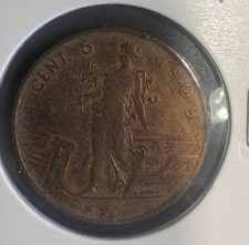 ITALIA REGNO 5 CENTESIMI 1909