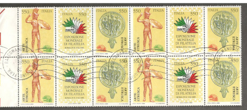 1984 italia quartina expo - italia,