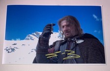 SIGNED SEAN BEAN LORD OF THE