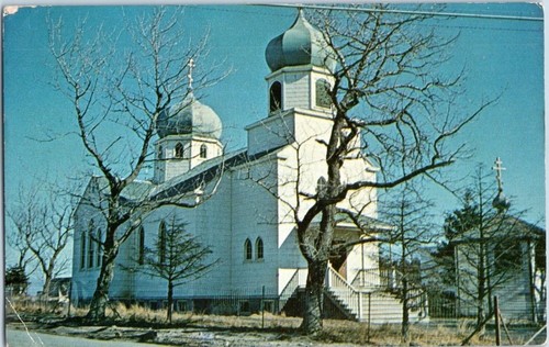 Cartolina della chiesa - cartolina,