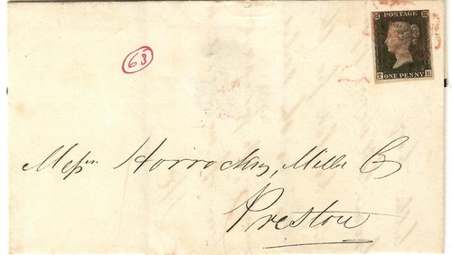 Penny black on cover - ,
