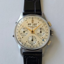 PHILIPPE WATCH-CRONO TRIPLO CALENDARIO-VALJOUX 72 C-DATO-COMPAX-RUOTA A COLONNE