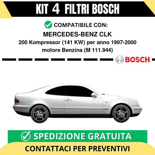 Kit bosch filtri tagliando - bosch,