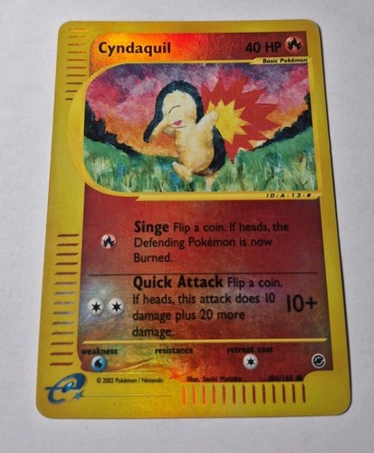 Pokemon cyndaquil 104 165 - pokemon, 104/165