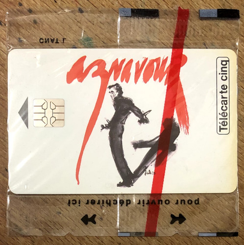 Telecarte aznavour légende - 5u,