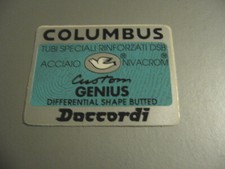 ETICHETTA COLUMBUS  GENIUS