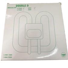 Megalux Double D 2 pin 28w 65k confezione da 3