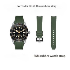 Cinturino FKM nero 20 mm per