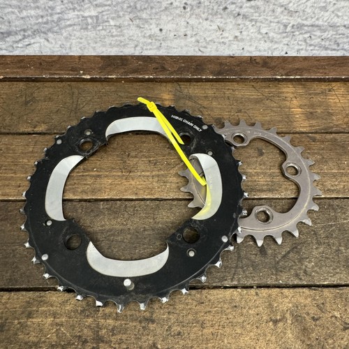 Set corona shimano 24t 38t - corona, 38/24t