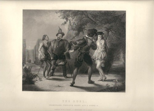 Stampa antica duello - stampa, il