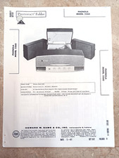 Registratore stereo originale SAMS PHOTOFACT 532-11 PHONOLA 2260 con amplificatore