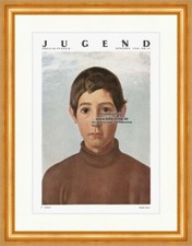 Prima pagina del numero 37 del 1928 Ubaldo Oppi ragazzo ritratto gioventù 4616