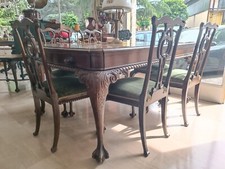 Tavolo e Sedie sala da pranzo antico