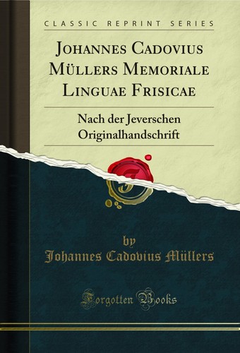 Johannes cadovius müllers - johannes,
