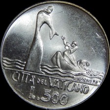 Citta' del Vaticano / Vatican  Paolo VI 500 LIRE 1978 fdc/unc arg.