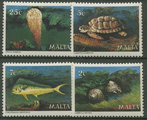 Malta 1979 animali marini