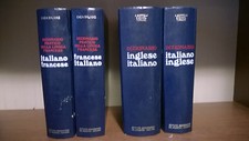 ENCICLOPEDIA dizionario pratico lingua francese e inglese  COMPLETA 4 VOLUMI 