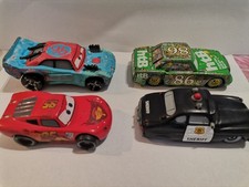 MATTEL DISNEY PIXAR CARS LOTTO 4 CARS MODELLINI MACCHININE COLLEZIONE RARE SUPER