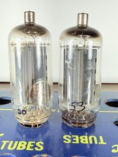 Coppia Sylvania 6LB6 6JC6C strettamente abbinati testati come tubo NOS