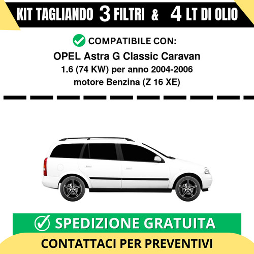 Tagliando per opel astra - tagliando, g