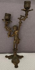 ANTICO CANDELABRO A DUE BRACCI