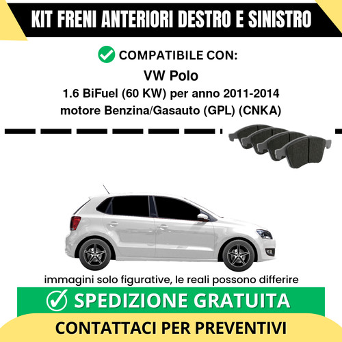 Pastiglie freno anteriori per - pastiglie,