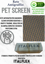 Rete per Zanzariere Antigraffio Pet Screen , Resistente  Zanzariera Grigia