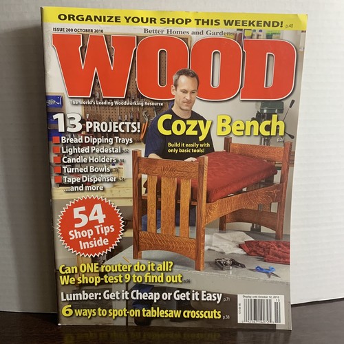 Wood magazine october - october, 2010