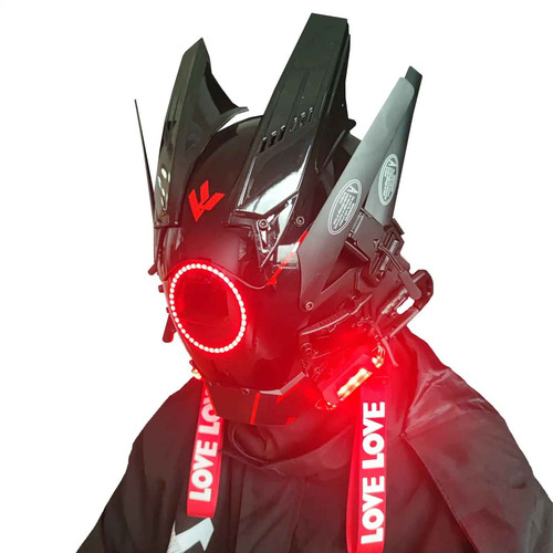 Casco con maschera punk - maschera, a