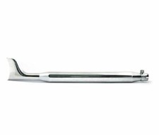 MARMITTA FISHTAIL 36 " TERMINALE DI SCARICO CROMATO HARLEY DAVIDSON MOTO CUSTOM 