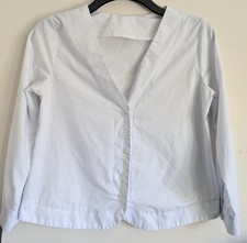 Camicia donna bianca scollo a
