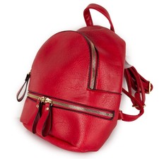 Zainetto rosso ragazza da passeggio zaino donna piccolo mini per gita