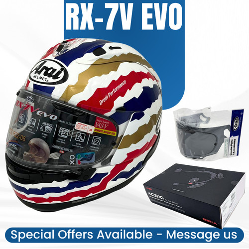 Casco moto arai - moto, rx-7v