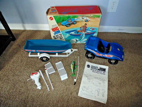 Mattel big jim 1973 boat - mattel,