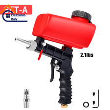 Pistola Sabbiatrice con Serbatoio ad Aria Compressa Pneumatica con Ugello Acciai