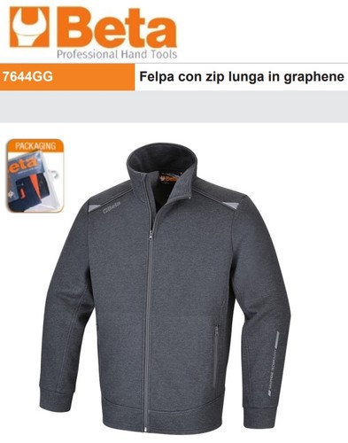 Beta 7644gg felpa - 7644gg, zip