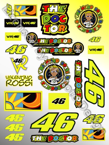 Foglio decalcomanie vale - decalcomanie, rossi