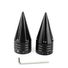 2 pezzi tappi copertura viti asse anteriore cromate per Harley per Softail Dyna