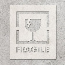 Stencil fragile per mobili