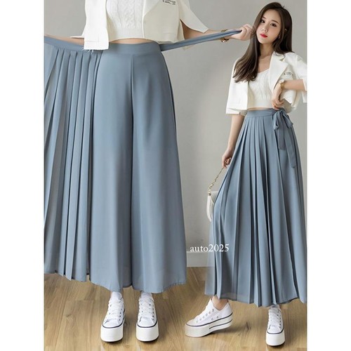 Pantalone donna plissettato