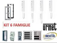 KIT CITOFONO URMET SEI FAMIGLIE 1150/302 CITOFONICO 6 FAMIGLIE URMET 1150/1 