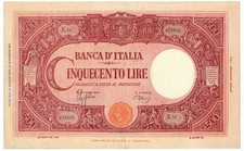 500 lire barbetti - lire, grande