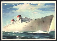 Cartolina Artistica Nave