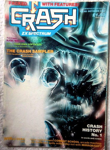60382 issue crash magazine - crash,
