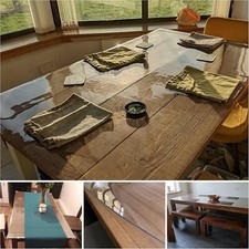 Copritavolo PVC Trasparente Trasparente Spessore 1,5mm Vinile PVC Tovaglia